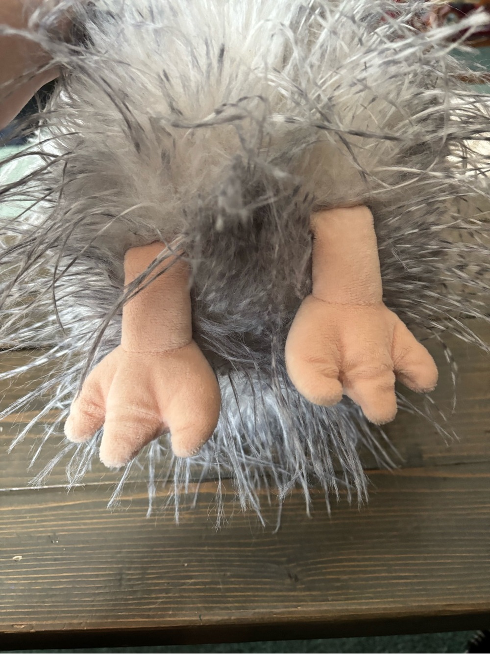 Plush Gray Chicken Toy with Red Comb - Brand: - Picture 6 of 9